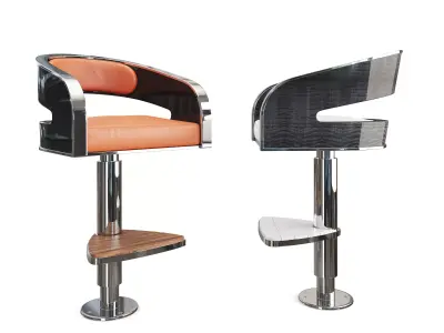 TYC-134 Bar Chair Low-poly 3D model