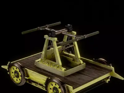 vintage railway railcar Free 3D model