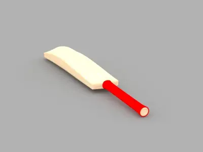 Cricket Bat 3D model