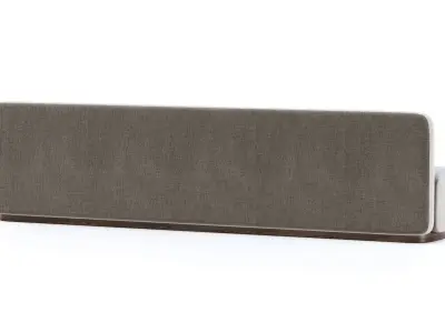 Stefa straight lounge restaurant sofa SC55 by Bpoint Design  3D model