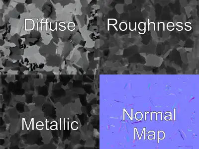 Recon UAV Angular Body Nonreflective Model Pack Low-poly 3D model