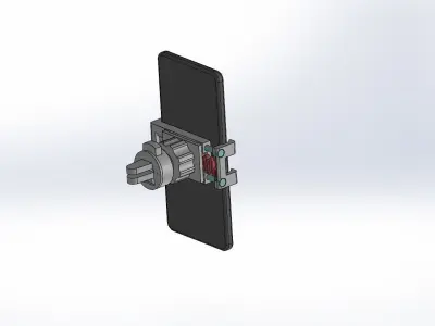 Car smartphone support 3D print model