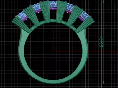 jewelry ring 342 3D print model