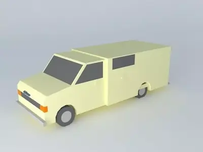 G-Motors CamperVan Free 3D model