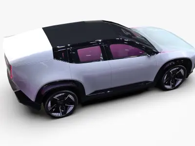 Honda Saloon SUV New Concept Low-poly 3D model