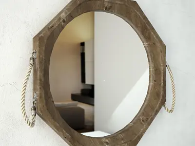 Garrett Wall Mirror 3D model