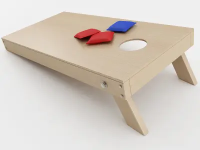 Cornhole Game 3D model