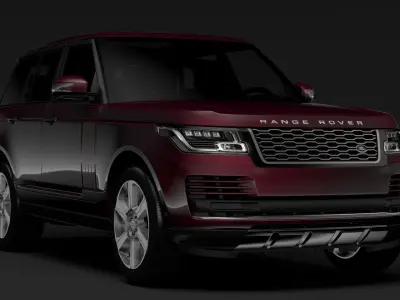 Range Rover HSE Td6 L405 2018 3D model