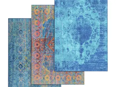 Rug Set 1620 3D model