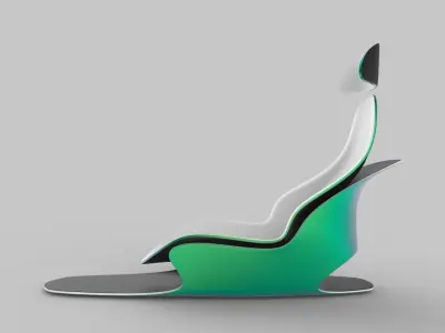 Modern car seat concept 3d model 3D model