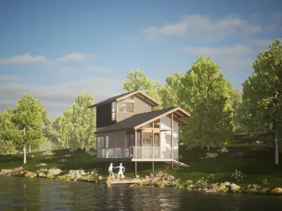 028Smallhouse2f53m2 3D model