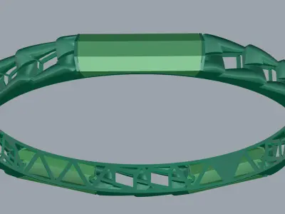 Bangle cartier-02 3D print model