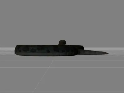 Anaconda v1234 animal Low-poly 3D model