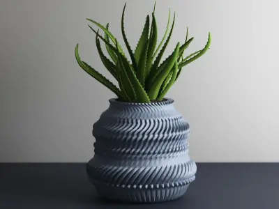 vase pot planter 3d print 873  3D print model