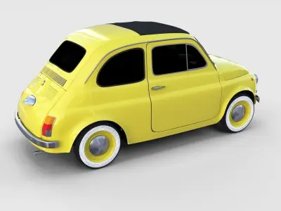 Fiat Nuova 500D 1960 rev 3D model