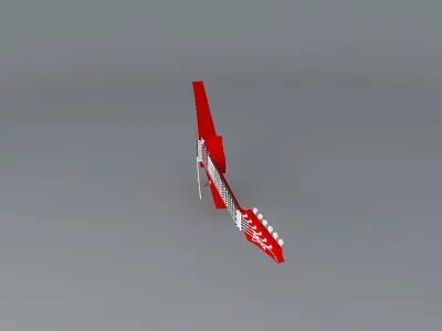 Ibanez Stiletto guitar Free 3D model