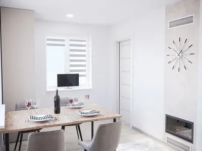 Two-storey Building 2019 3D Scene 3D model