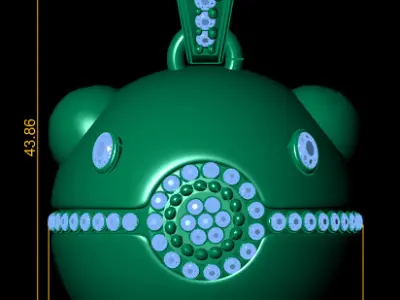 gold orb  3D print model