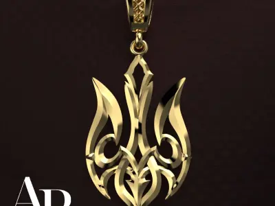 Ukrainian Trident 3D print model