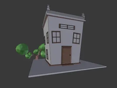 Home Fantasy Free low-poly 3D model