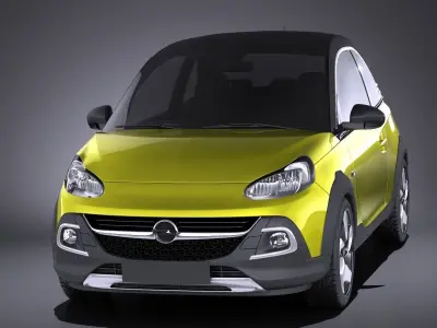 Opel Adam Rocks 2017 VRAY 3D model