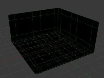 Studio Corner  Free low-poly 3D model