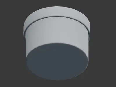 Round Box 3D model