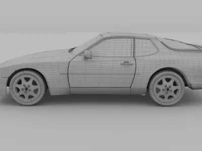 Porsche 944 Turbo S rev 3D model