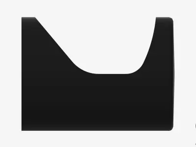 Robe Hook - Luxury - Sleek Low-poly 3D model