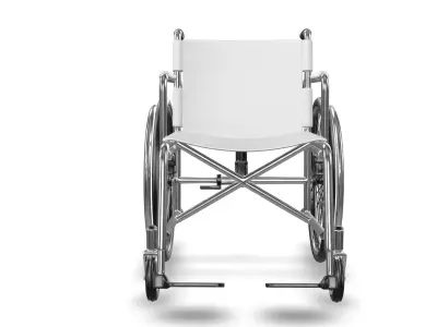 Medical Wheel Chair 3D Asset  Low-poly 3D model