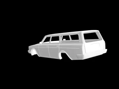 Volvo 245 3D print model