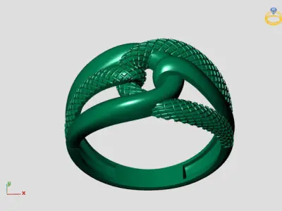 Women Plain Ring STL Models Womens Ring 3dmodels 3D print model 3D print model 5