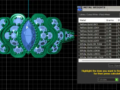 LUXURY ENGAGEMENT RING 3D PRINTABLE MODEL  3D print model