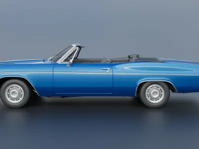 Chevrolet Impala Convertible 1966 3D print model