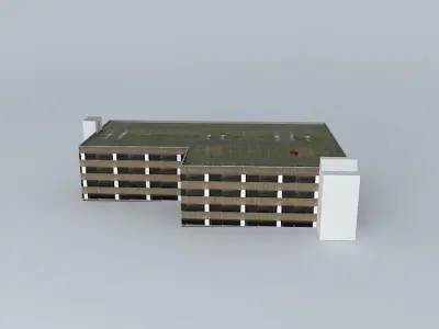 Queensgate car park huddersfield Free 3D model