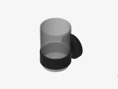 Tumbler Holder - Luxury - Round - With Tumbler - Round Plate Low-poly 3D model