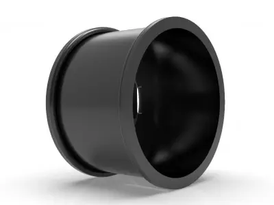 Black Rhino rim design 3D print model