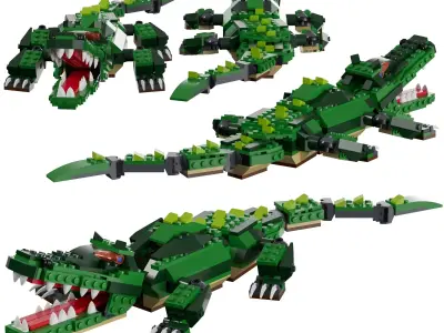 Lego - 5868 Ferocious Creatures 3D model