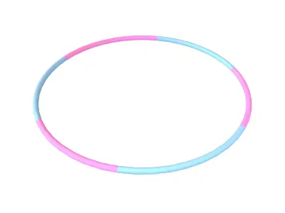 Body Hoops V1 002 Low-poly 3D model