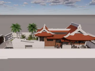 CREATIVE TRADITIONAL ROOF Free 3D model