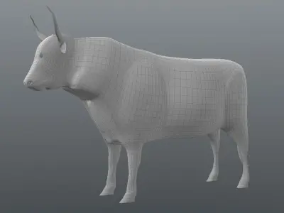 Cow model 3D model