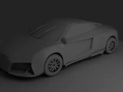 Audi R8 2024 Model 3D model