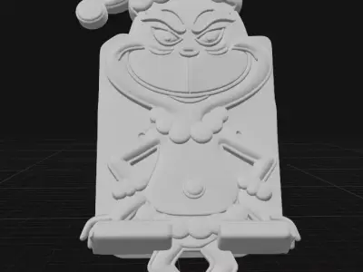 Grinchy Phone Stand 3D print model