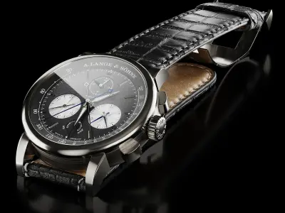 Watch A Lange And Sohne Triple Split  3D model