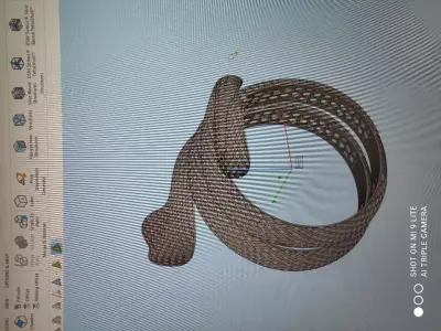 Free Snake Bracelet Free 3D model