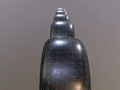 F1 wheels potenza bridgestone game ready Low-poly 3D model