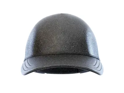 Leather Baseball Cap 3D model