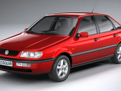 Volkswagen Passat B4 sedan 3D model