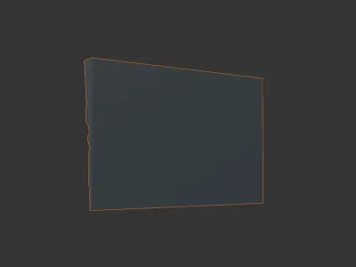 Dense Sandstone Wall Prop 3D model