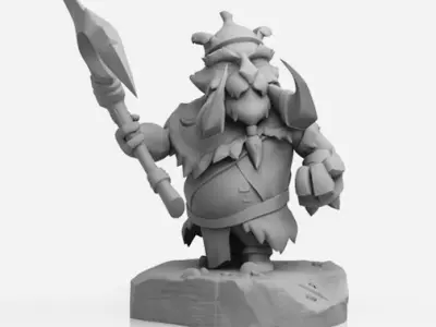 Tusk Chibi - DOTA 2 - 3D Print Collection 3D print model